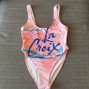 LaCroix Cran-Raspberry one-piece